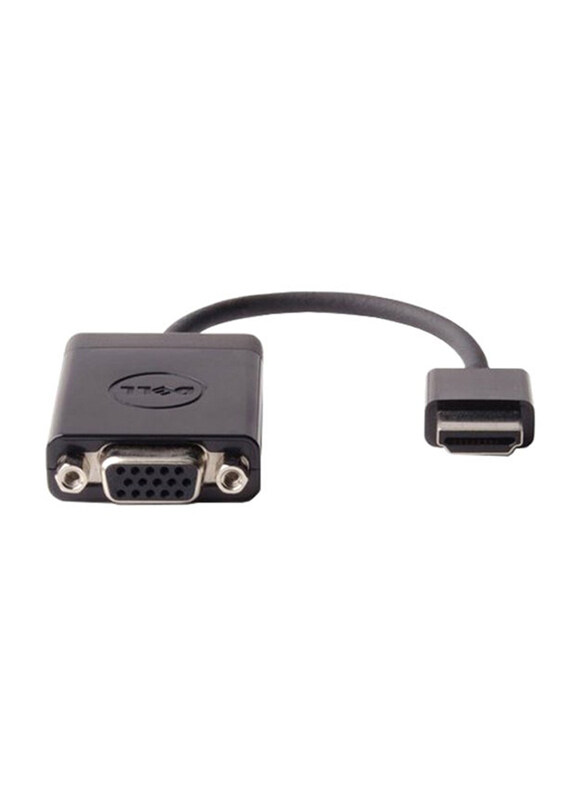 

Dell Adapter, HDMI to VGA for Display Devices, Black