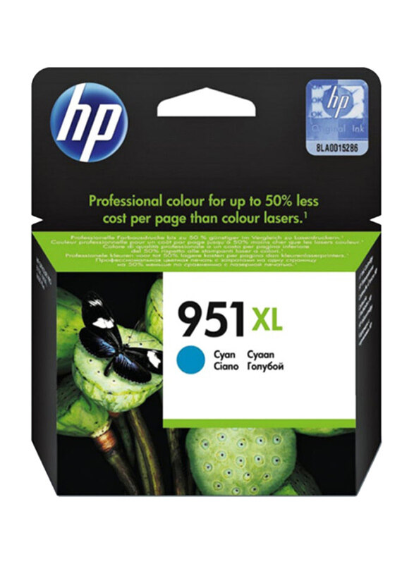 

HP 951XL Cyan High Yield Original Ink Cartridge