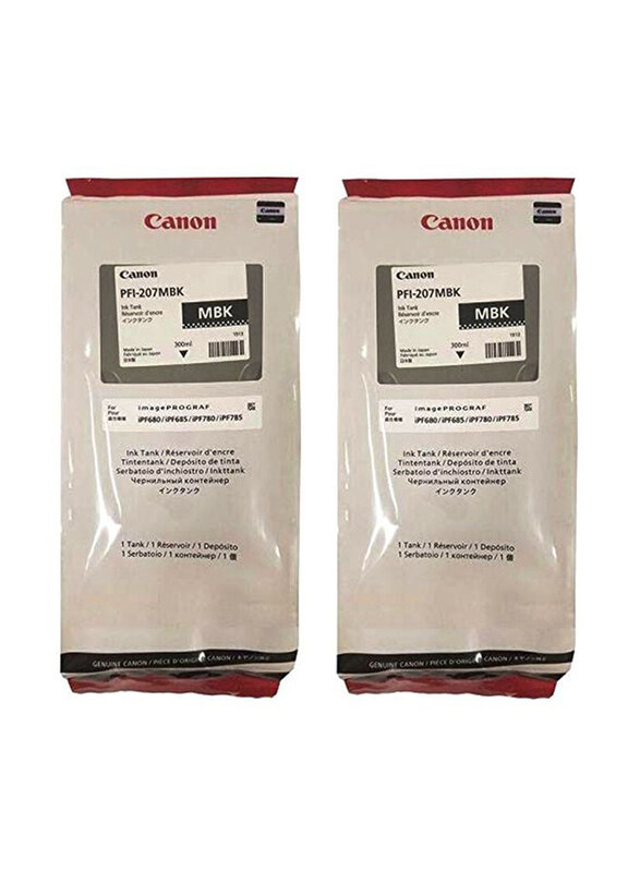

Canon 2-Piece PFI-107 Matte Black Ink Cartridge