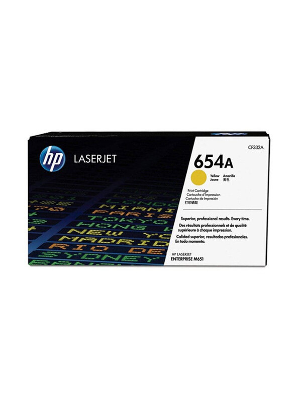 

HP 654A Yellow Original LaserJet Toner Cartridge