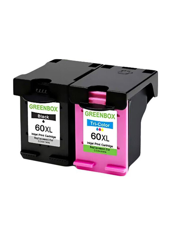 

HP 60 Black and Tri-Colour Ink Cartridge, 2 Pieces