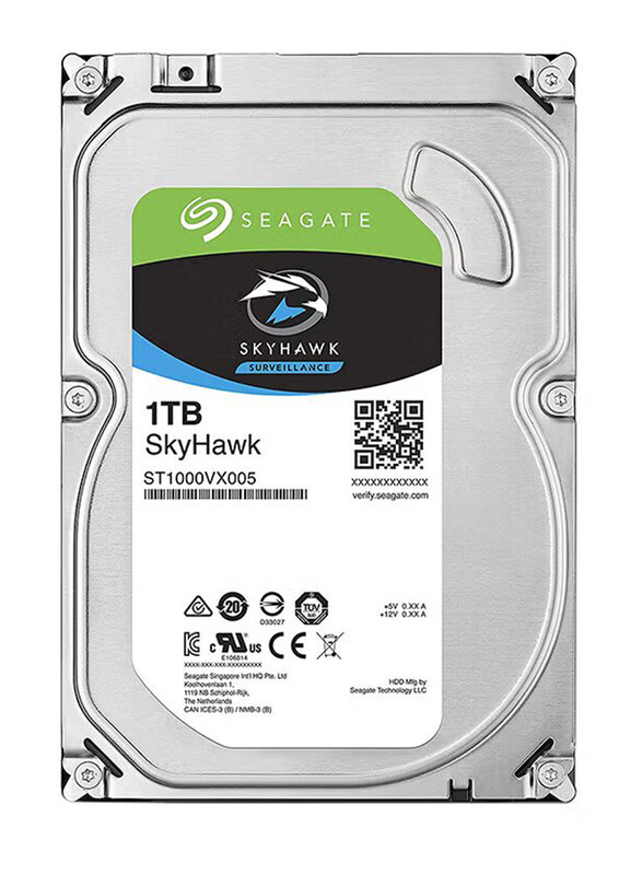 

Seagate 1TB HDD 3.5-Inch Hard Disk Driver, ST1000VX005, Silver