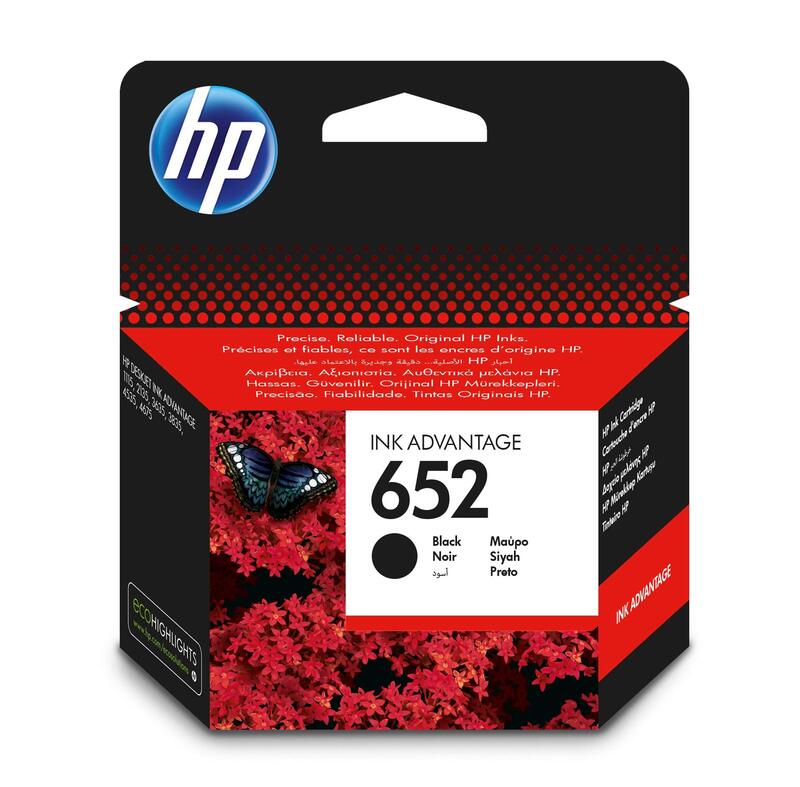 HP 652 Replacement Ink Advantage Cartridge Black