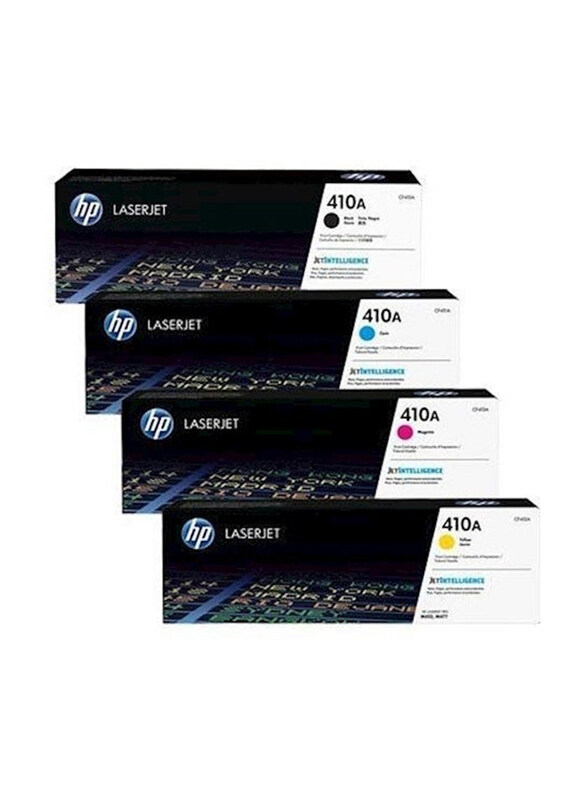 

HP 4-Piece 410A Yellow/Blue/Pink/Black Original LaserJet Toner Cartridge Set