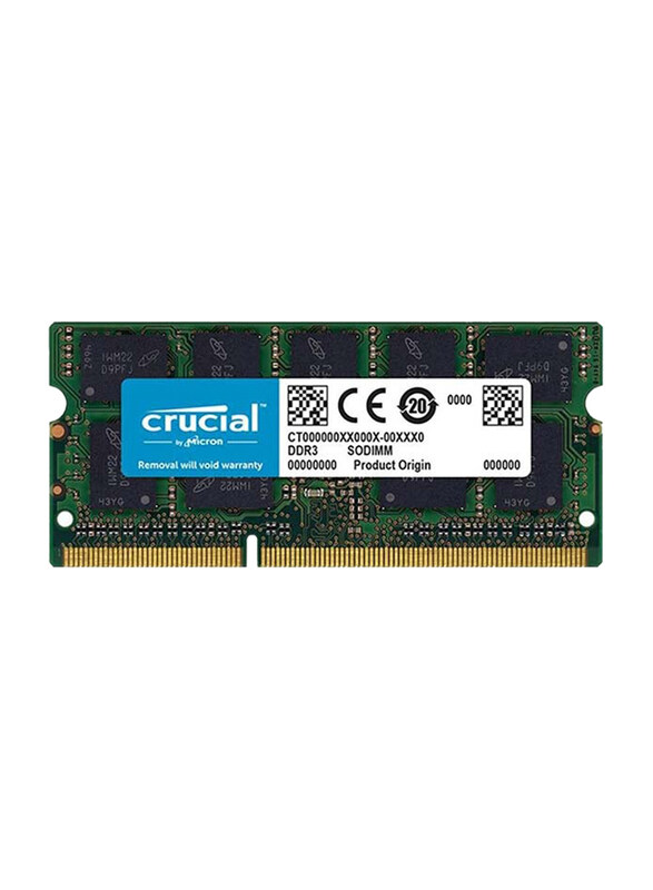 

Crucial DDR3 MT/s RAM 8GB Memory Module, Black