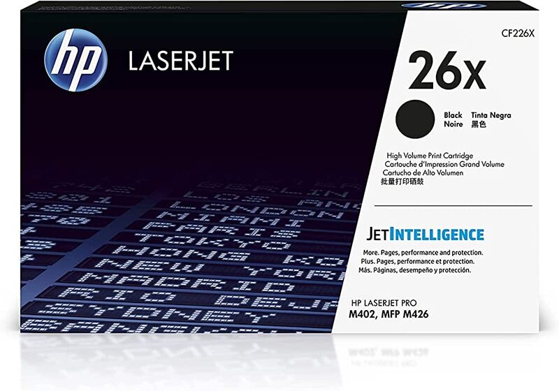 HP LaserJet Printer Toner Cartridge 26x Black