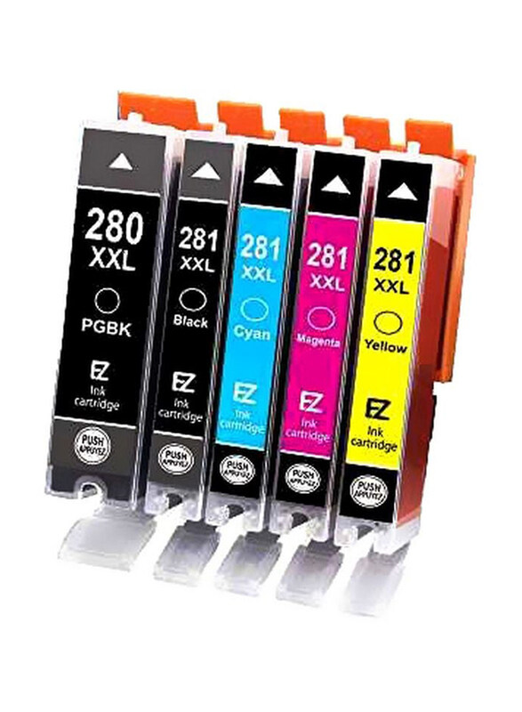 

Canon Multicolour Chromalife 100 Ink Tank Cartridge Set, 5 Pieces