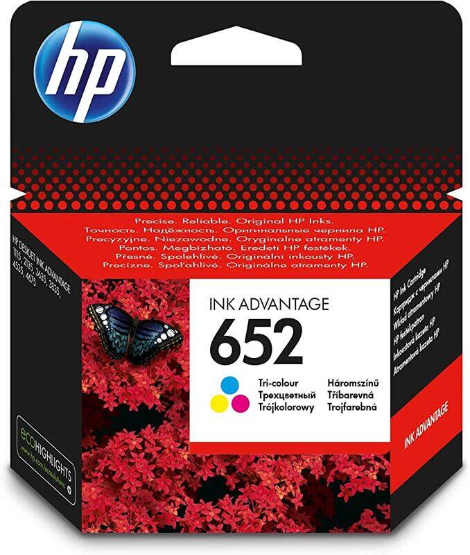 

HP 652 F6V24AE Original Ink Advantage Cartridge Multicolour