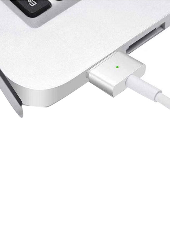 Apple MagSafe 45W 2 Power Adapter with 3 Pin Power Plug for MacBook Air, MD592, White