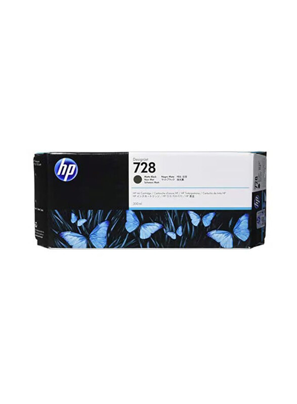 

HP 728 Matte Black DesignJet Printer Ink Cartridge