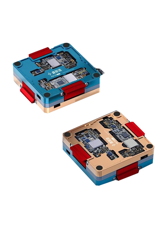 

Generic 4-in-1 Combinations Logic Board Upper, Lower & Middle Frame Mainboard Test Layers for iPhone 13/13 Mini/13 Pro/13 Pro Max, Multicolour