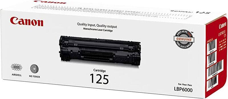 

Canon 125 Printer Toner Cartridge Black