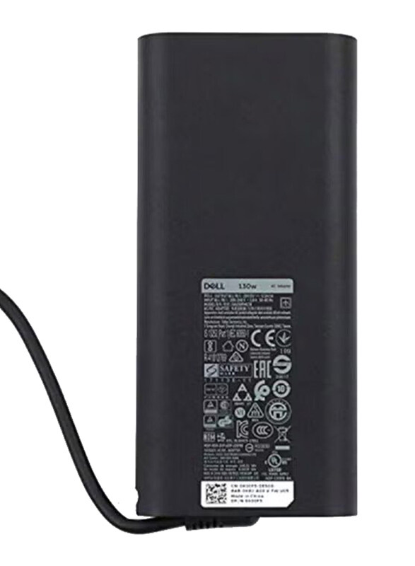 Dell 130W USB Type-C Slim AC Laptop Adapter Charger for Laptops, 8541563944, Black