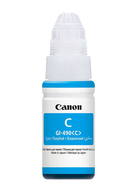

Canon Gi-490 Cyan Printers Ink, 70ml