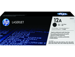 HP 2-Piece 12A LaserJet Ink Toner Cartridge Set Black
