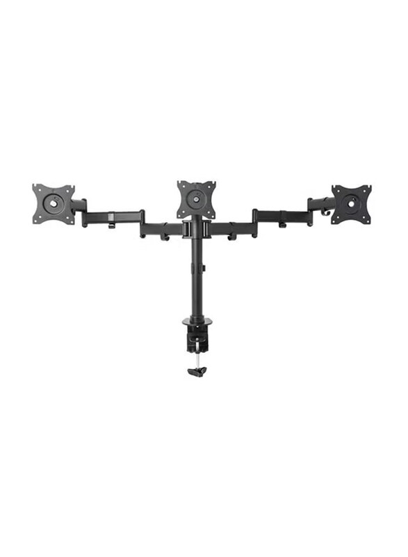 

Universal Dual Standing Desk Mount for Monitor, Black