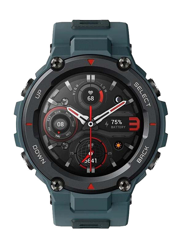 

Amazfit T Rex Pro 1.3 Inch Smartwatch with Sports Modes, Blue
