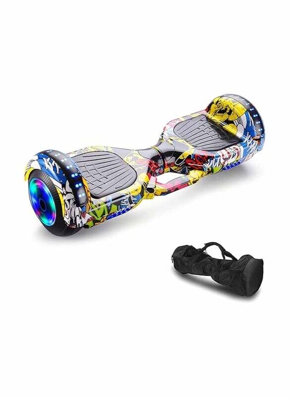 

Generic Two Wheel Non Slip Portable Lightweight Self Balance Electric Hoverboard, Ages 12+, Multicolour