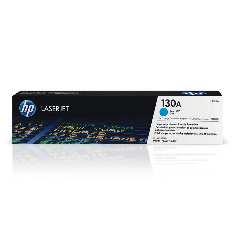 

HP 130A LaserJet Toner Cartridge Cyan