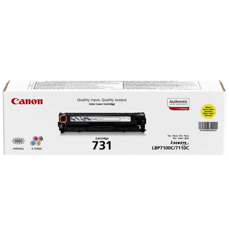 

Canon Canon 731 Laser Cartridge - Yellow Yellow