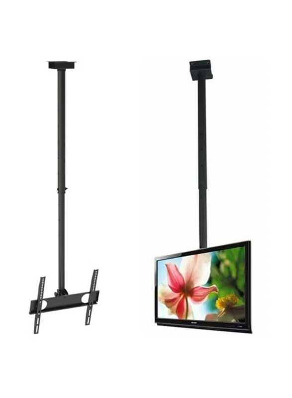

Universal Adjustable Height Ceiling Mount for Monitor, Black