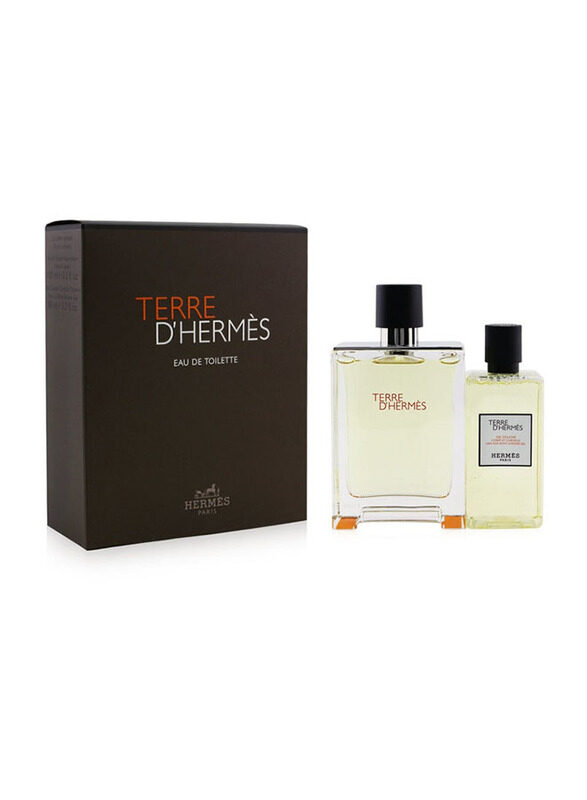 

Hermes 2-Piece Terre D'Hermes Gift Set for Men, 100ml EDT Perfume, 80ml Shower Gel