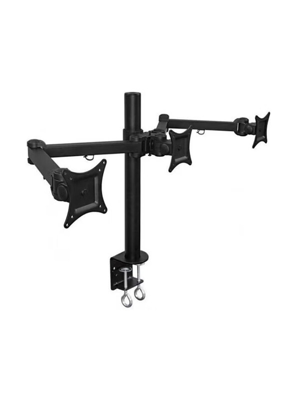 

Universal Triple Screen Mount for Monitor, Black