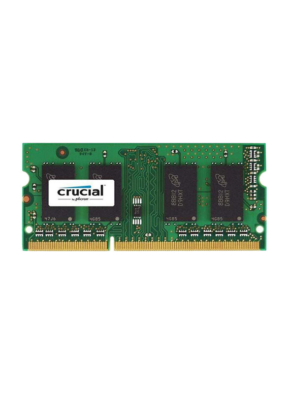 

Crucial 8GB Single DDR3 1600MT/s Notebook Memory Module, CT102464BF160B, Green