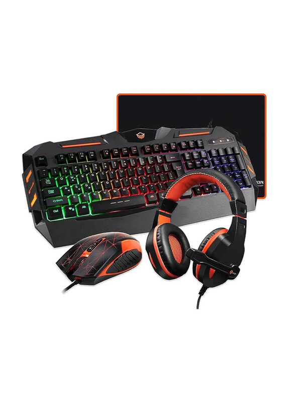 

NA Meetion C500 4-in-1 Gaming Keyboard Combo, Black