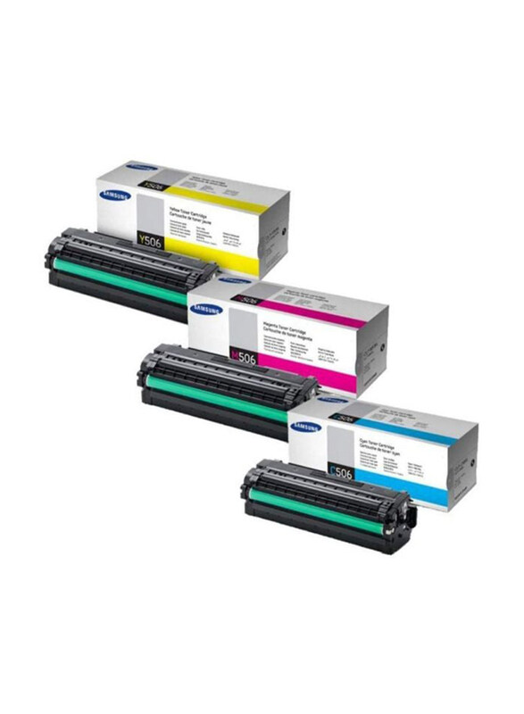 

Samsung 3-Piece 506L-CY Yellow/Magenta/Cyan Printer Toner Cartridge Set