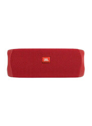 Jbl Flip 5 Portable Waterproof Speaker, JBLFLIP5RED, Red