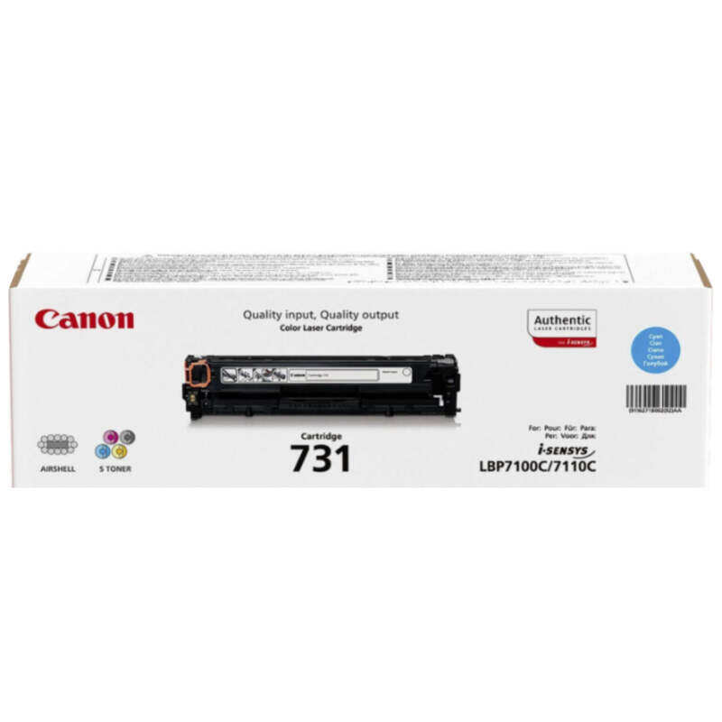 

Canon 731 Toner Cartridge Cyan