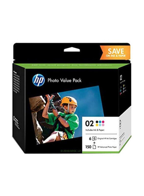 

HP 6-Piece Multicolour Ink Cartridge with Photo Paper