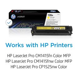 HP 128A  Laserjet Ink Toner Cartridge Yellow