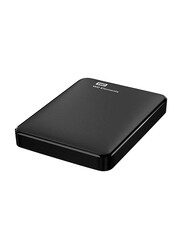 Wd Elements 1.5TB HDD External Portable Hard Drive, USB 3.0, WDBU6Y0015BBK-EESN, Black