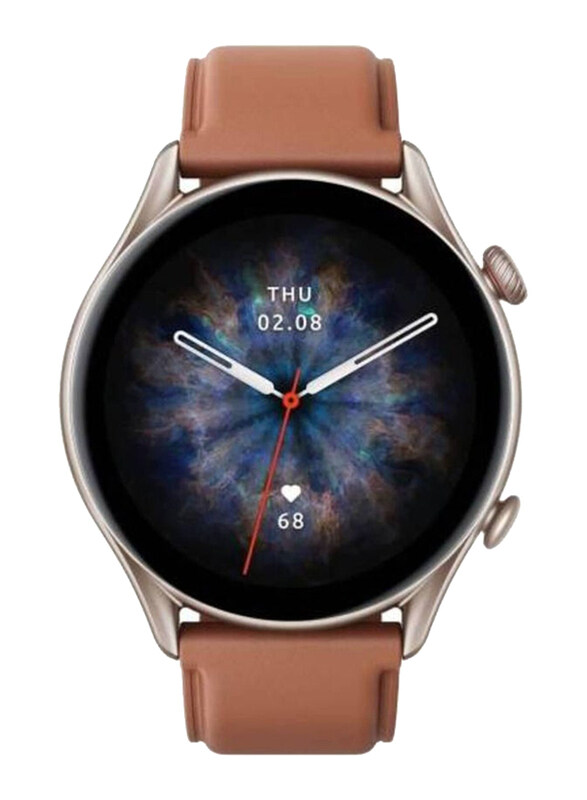 

Amazfit GTR 3 Pro Smart Watch, 1.45 inch AMOLED Display, Brown
