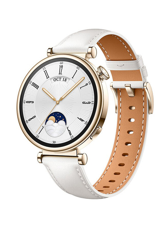 

Huawei Watch GT 4 41mm Smartwatch, 7 Days Battery Life, Science-based Calorie Management, Pulse Wave Arrhythmia Analysis, TruSeen 5.5+ Heart Rate Moni