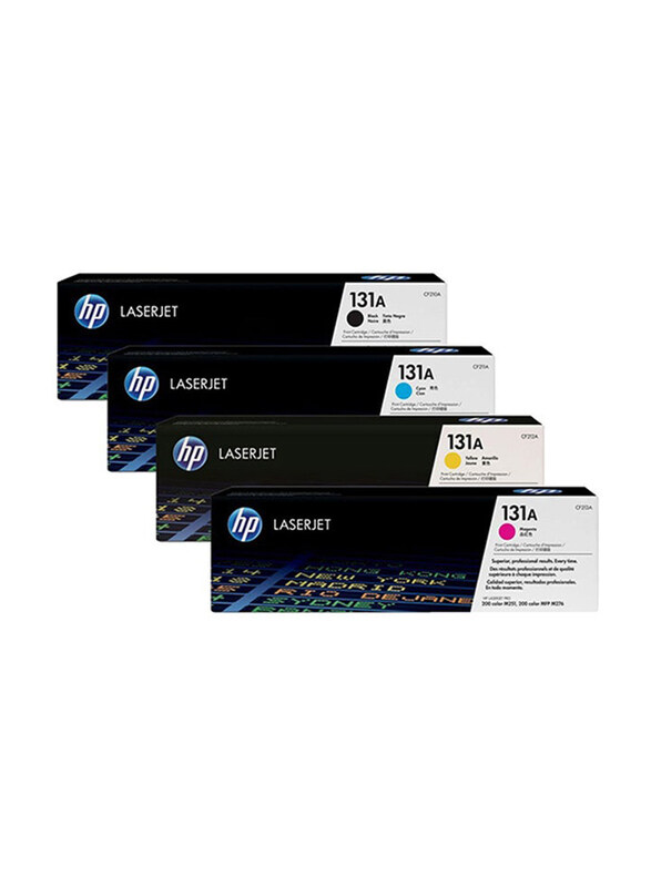 

HP 4-Piece 131A Multicolour Ink Toner Cartridge Set