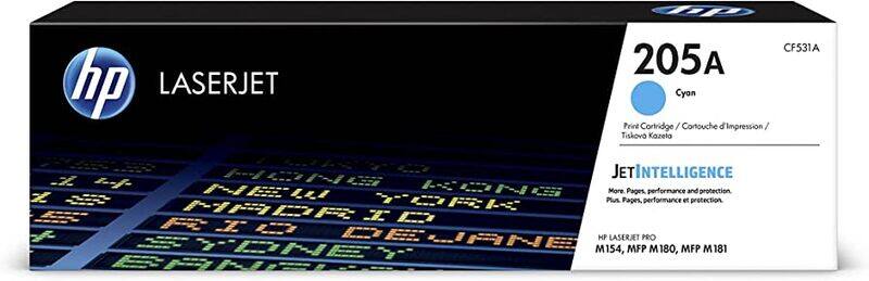 

HP 205A Original Laserjet Toner Cartridge CF531A Cyan