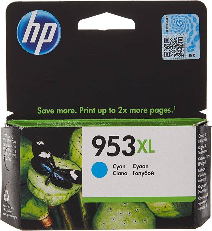 HP 953xl Printer Toner Cartridge Cyan