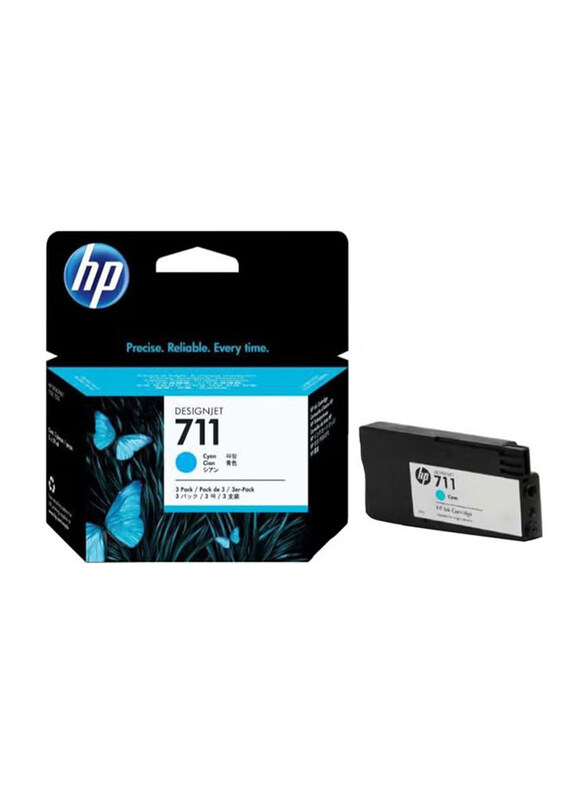 

HP 3-Piece 711 Cyan Design jet Ink Cartridge