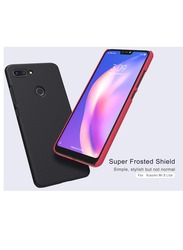 Xiaomi Mi 8 Lite Super Frosted Hard Phone Case with Stand Black