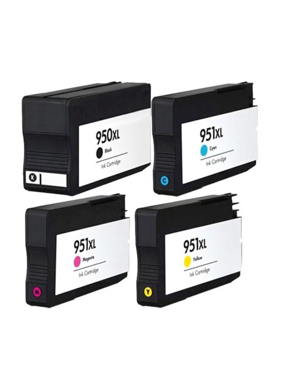 

HP 4-Piece 950XL Multicolour Inkjet Printer Cartridge Set