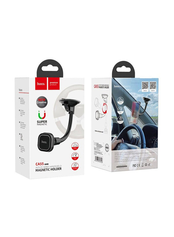 

Hoco CA55 Astute Series Car Holder for Windshield, Black