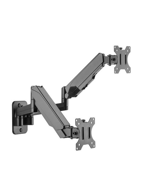 

Not Applicable Skilltech Gas Spring Monitor Dual Arm Mount for LED & LCD Monitor, Black