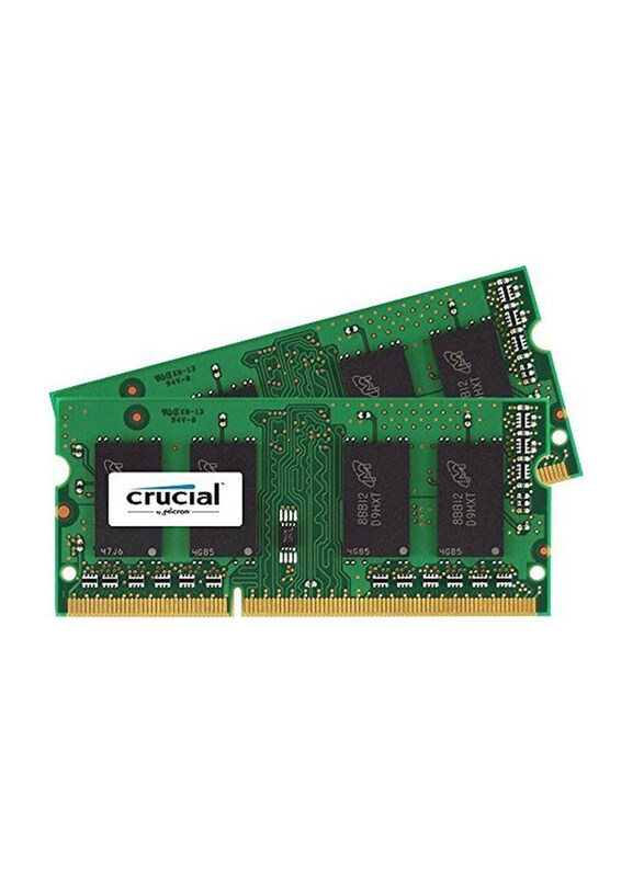 

Crucial SODIMM DDR3 RAM, CT2KIT102464BF160B, Green