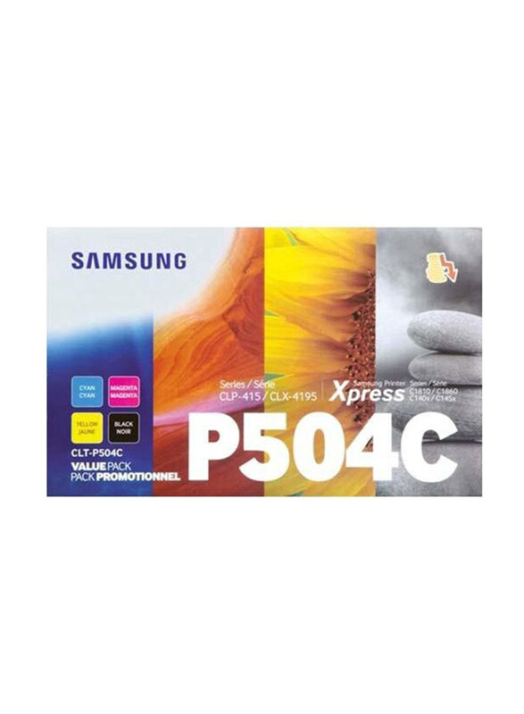 

Samsung P504C Multicolour Toner Cartridge Set