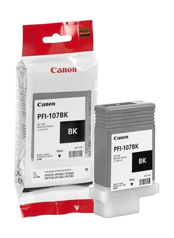 

Canon PFI-107BK Black Ink Cartridge