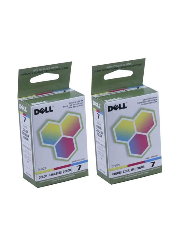 

Dell DH829 Multicolour Printer Ink Cartridges, 2 Pieces