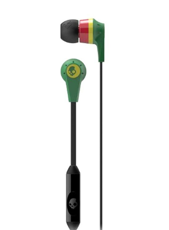 

Skullcandy S2IKDY-102 Wired In-Ear Earphone With Mic, Black/Green